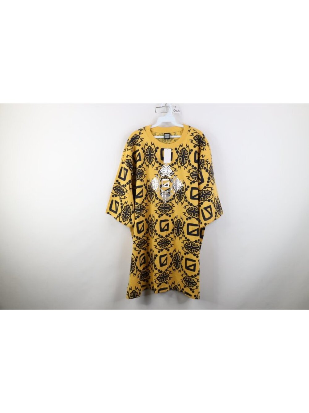Deadstock Vtg 90s Marithe Francois Girbaud Mens 2XL Geometric Baggy Fit T-Shirt